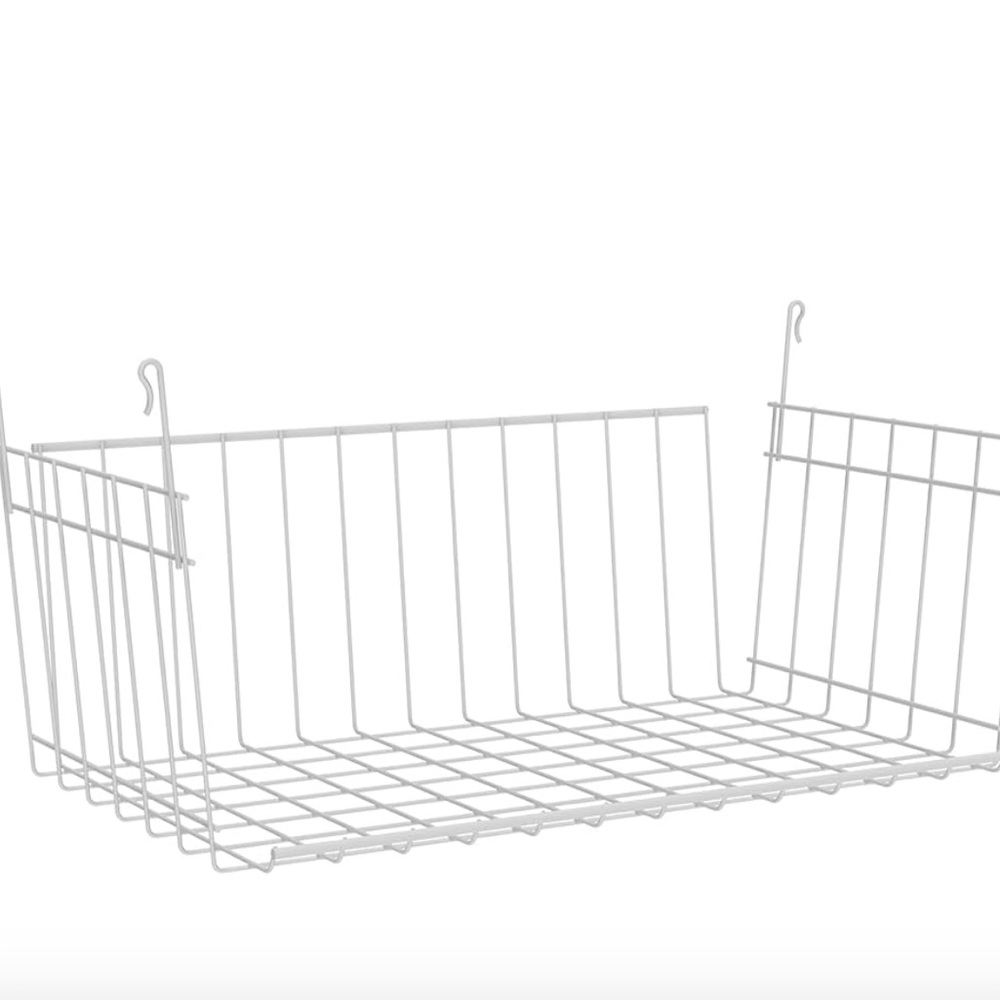 3x ClosetMaid White Wire Shelf Organizers - 3 PACK